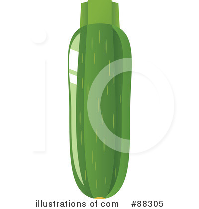 Royalty-Free (RF) Zucchini Clipart Illustration by Tonis Pan - Stock Sample #88305