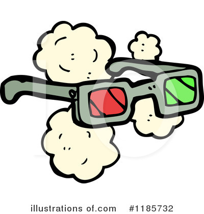 Royalty-Free (RF) 3d Glasses Clipart Illustration by lineartestpilot - Stock Sample #1185732