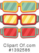 3d Glasses Clipart #1392586 by BNP Design Studio