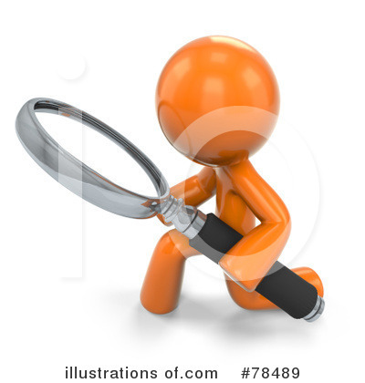 Royalty-Free (RF) 3d Orange Man Clipart Illustration by Leo Blanchette - Stock Sample #78489