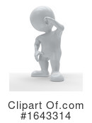 3d People Clipart #1643314 by KJ Pargeter