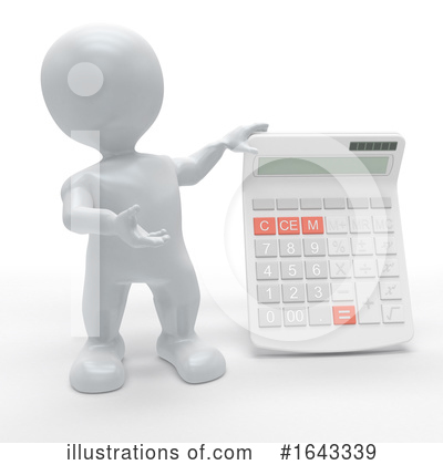 Calculator Clipart #1643339 by KJ Pargeter