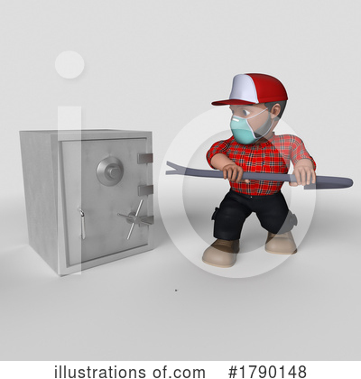 Royalty-Free (RF) 3d People Clipart Illustration by KJ Pargeter - Stock Sample #1790148