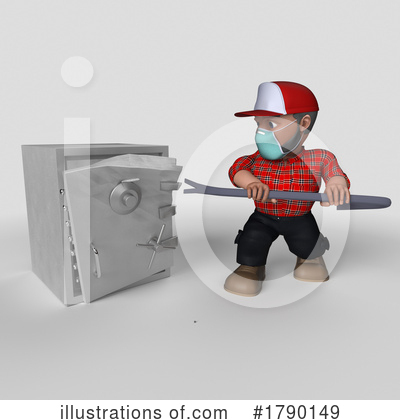 Royalty-Free (RF) 3d People Clipart Illustration by KJ Pargeter - Stock Sample #1790149