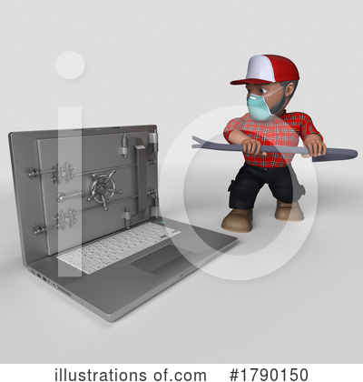 Royalty-Free (RF) 3d People Clipart Illustration by KJ Pargeter - Stock Sample #1790150