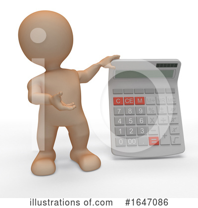 Calculator Clipart #1647086 by KJ Pargeter