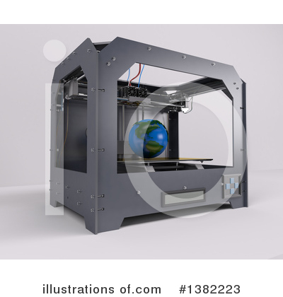 3d Printing Clipart #1382223 by KJ Pargeter