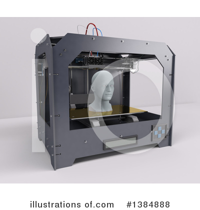 3d Printing Clipart #1384888 by KJ Pargeter