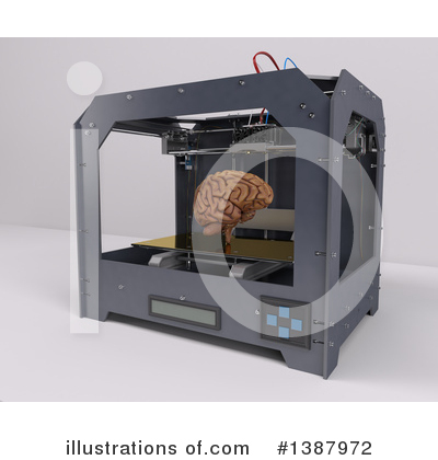 3d Printing Clipart #1387972 by KJ Pargeter