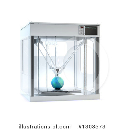 3d Printing Clipart #1308573 by Mopic