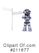 3d Robot Clipart #211877 by KJ Pargeter