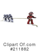 3d Robot Clipart #211882 by KJ Pargeter