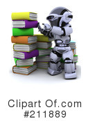 3d Robot Clipart #211889 by KJ Pargeter