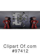 3d Robot Clipart #97412 by KJ Pargeter