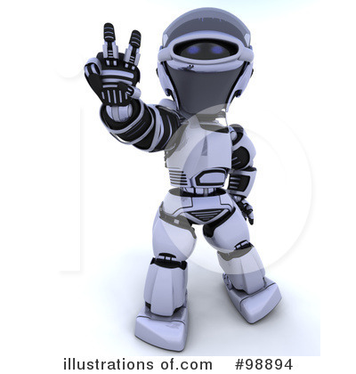 Robot Character Clipart #98894 by KJ Pargeter