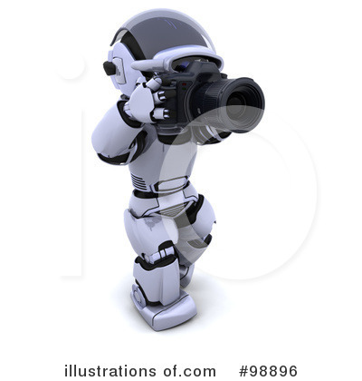 Royalty-Free (RF) 3d Robot Clipart Illustration by KJ Pargeter - Stock Sample #98896