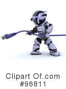 3d Robots Clipart #96811 by KJ Pargeter