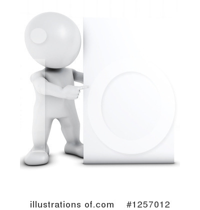 Royalty-Free (RF) 3d White Man Clipart Illustration by KJ Pargeter - Stock Sample #1257012