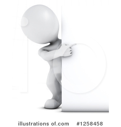 Royalty-Free (RF) 3d White Man Clipart Illustration by KJ Pargeter - Stock Sample #1258458