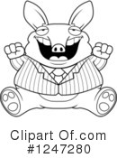 Aardvark Clipart #1247280 by Cory Thoman