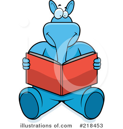 Reading Clipart #218453 by Cory Thoman