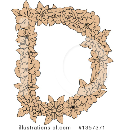 Letter D Clipart #1357371 by Vector Tradition SM