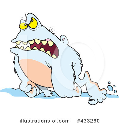 Abominable Snowman Clipart #433260 by toonaday