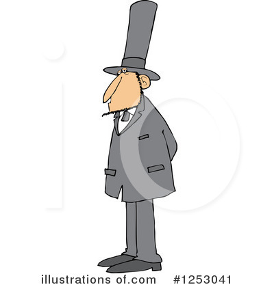 Royalty-Free (RF) Abraham Lincoln Clipart Illustration by djart - Stock Sample #1253041
