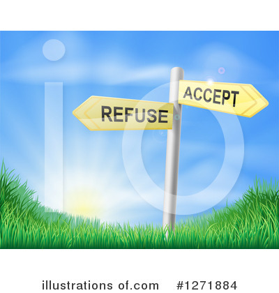 Royalty-Free (RF) Accept Clipart Illustration by AtStockIllustration - Stock Sample #1271884