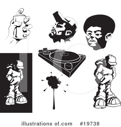 Hip Hop Clipart #19738 by AtStockIllustration