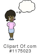 African American Girl Clipart #1175023 by lineartestpilot