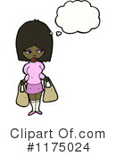 African American Girl Clipart #1175024 by lineartestpilot