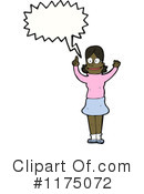 African American Girl Clipart #1175072 by lineartestpilot