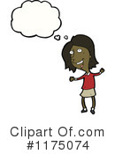 African American Girl Clipart #1175074 by lineartestpilot