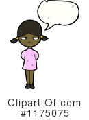 African American Girl Clipart #1175075 by lineartestpilot