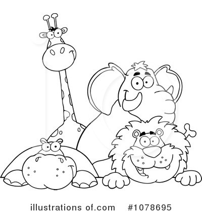 Lion Clipart #1078695 by Hit Toon