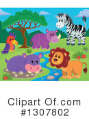 African Animals Clipart #1307802 by visekart