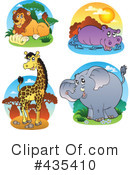 African Animals Clipart #435410 by visekart