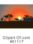 African Animals Clipart #61117 by pauloribau