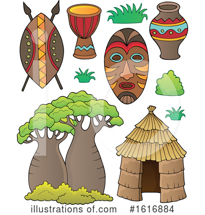 African Clipart #1616884 by visekart