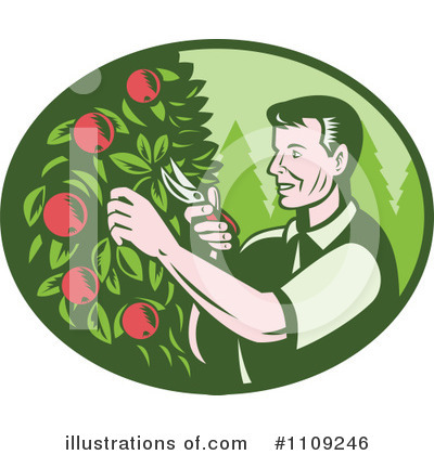 Royalty-Free (RF) Agriculture Clipart Illustration by patrimonio - Stock Sample #1109246