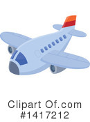 Airliner Clipart #1417212 by visekart
