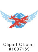 Airlines Clipart #1097169 by patrimonio