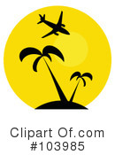 Airplane Clipart #103985 by Hit Toon