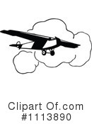 Airplane Clipart #1113890 by Prawny Vintage