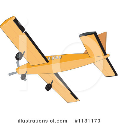 Royalty-Free (RF) Airplane Clipart Illustration by patrimonio - Stock Sample #1131170