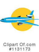 Airplane Clipart #1131173 by patrimonio