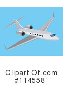 Airplane Clipart #1145581 by patrimonio