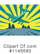 Airplane Clipart #1145583 by patrimonio