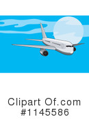 Airplane Clipart #1145586 by patrimonio